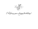 Card ・ Gentle Blessings Birthday (B47)