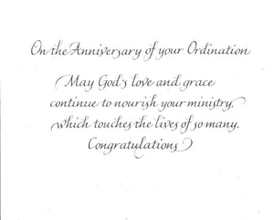 Card ・ Ordination Anniversary (C50)