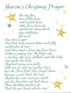 Card ・ Sharon's Prayer (H17)